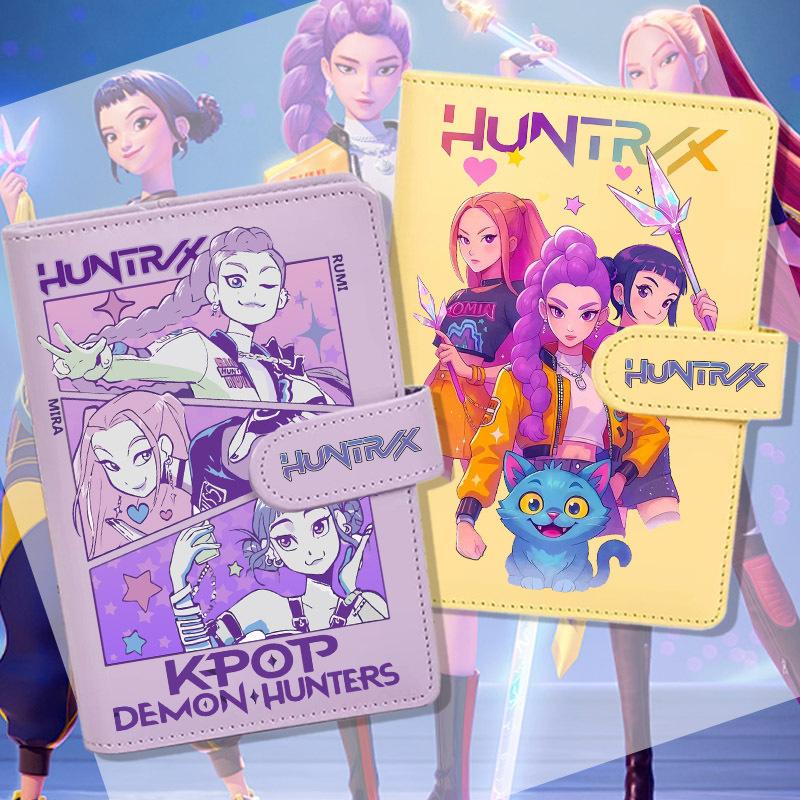 Аниме Тетрадь Охотников на Демонов Руми Мира Зои Милый Мультяшный Принт Дневник на Разъемных Листах Студенческий Блокнот