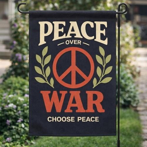 Peace Over War Garden ag, Anti War Protest ag, Human Rights Activist Yard PPZ
