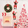 New Cute Window Decor Party Ornament Climb Ladder Doll Santa Claus Xmas Ornaments
