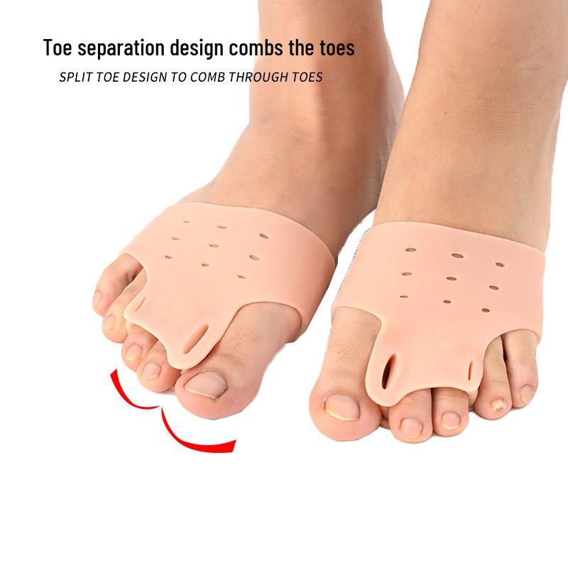 Silicone Hallux Valgus Corrector & Toe Separator with Shock Absorber