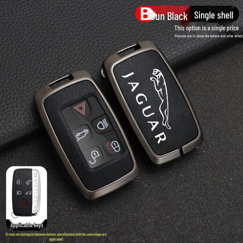 Jaguar Key Case for XFL, XEL, F-Pace, F-Type, XF, XE, XJ, E-Pace Models