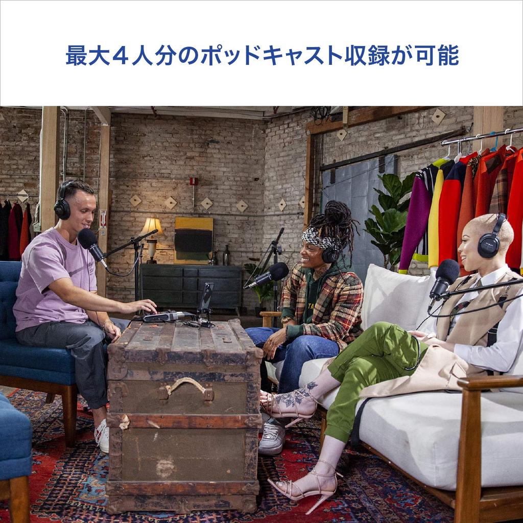 Zoom Zoom P4 Подкаст-рекордер Серебристый Рекордер для прямой трансляции с 4 микрофонными, 4 наушниковыми, 4-дорожечными одновременными входами и пэдами для звуковых эффектов, выходами,