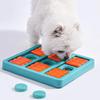 Dog Puzzle Toys Interactive Slow Feeder Game Plate Intelligence Training Toys for Boredom Relief and Hidden Treats