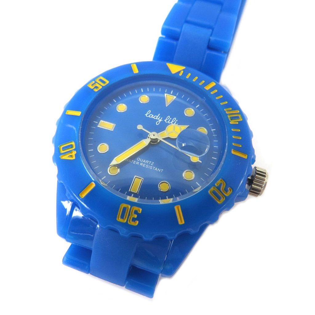 Les Trésors De Lily [P3252] - Montre créateur 'lady lili' bleu