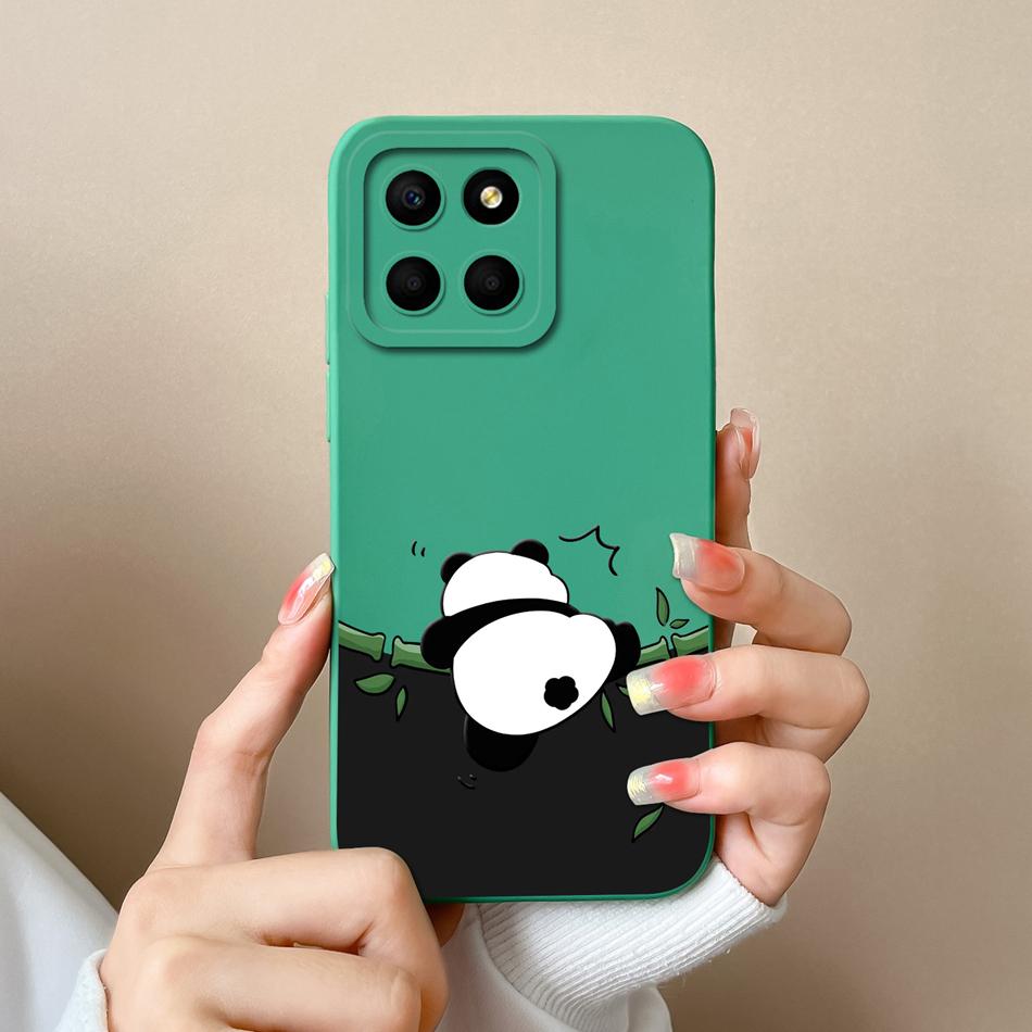 Чехол для Honor X8 X8A X8B Полная защита Цветной Funda для Huawei Honor X 8 Мягкий Жидкий Силикон Противоударный Задняя крышка телефона