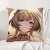Game Genshin Impact Sandrone Cushion Cover Natural Linen Pillowcase Set AllinOne Decor Cushion Cover for Sofa Bedroom Chair