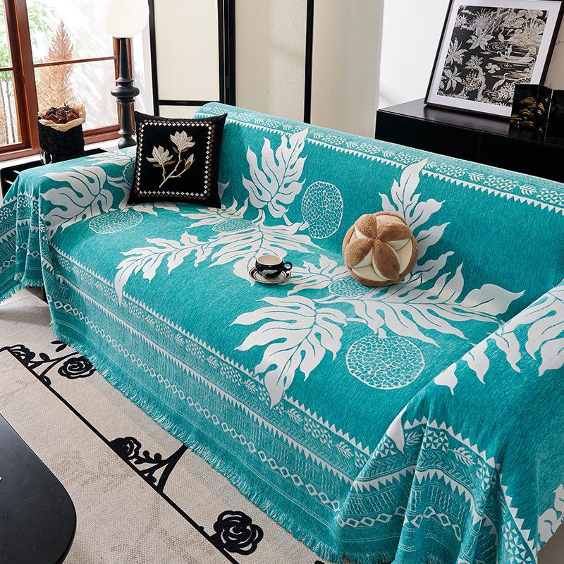 Новый чехол для дивана из шенилла, универсальный для всех сезонов, полный чехол, пыленепроницаемый чехол для дивана, чехол для дивана