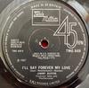 7inch Record JIMMY RUFFIN - I'll Say Forever My Love TMG649 Tamla Motown 1968 UK Soul/Funk Used