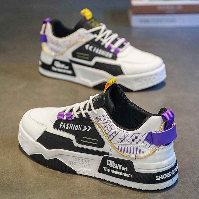 Модные последние цветные мужские туфли весна/осень модные повседневные кроссовки для скейтбординга легкие и прочные кроссовки для бега