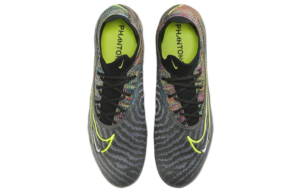 Nike Gripknit Phantom Gx Elite Fusion Fg Черный Белый Синий Светящийся Вольт DV6971-071