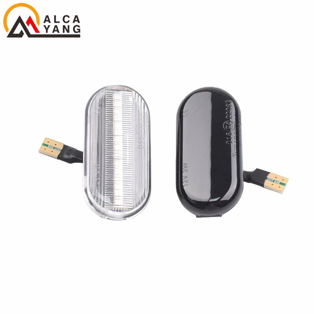 2 Pieces 12V Car Dynamic Side Marker Indicator Light Lamp NIS-26160AX001 for 350Z Z33 Navara D40 Cube Pathfinder R51 Qashqai J10