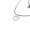 Les Trésors De Lily [J0077] - Silver Necklace 'Love' Silver White - 13x13 Mm