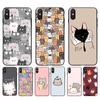 Мягкий чехол для телефона с рисунком кота для iphone 11 12 13 Mini Pro Max X XS MAX 6 6s 7 8 plus 5 5S 5SE XR SE2020
