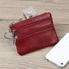 Женский кожаный короткий кошелек кожаный молния мягкий кожаный кошелек для монет мини кошелек для монет