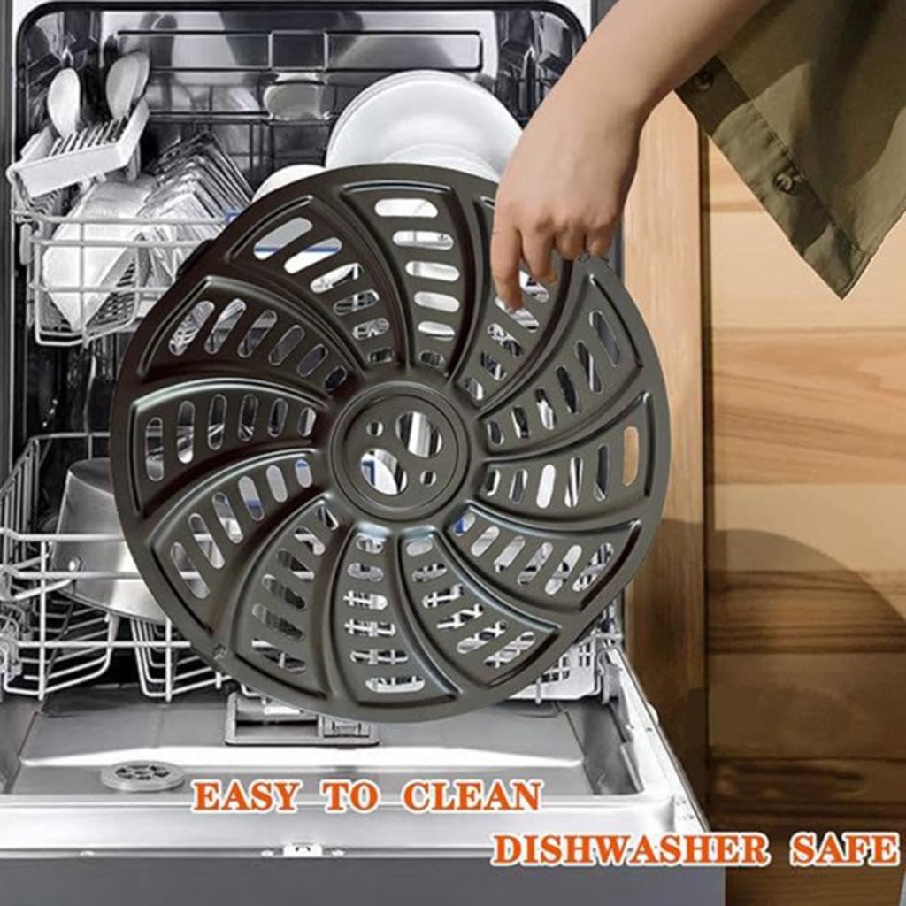 Металлические вкладыши Металлические горшки вкладыши Поддон для аэрофритюрницы Металлическая тарелка для аэрофритюрницы Аксессуары для аэрофритюрницы Железная текстура для приготовления пищи