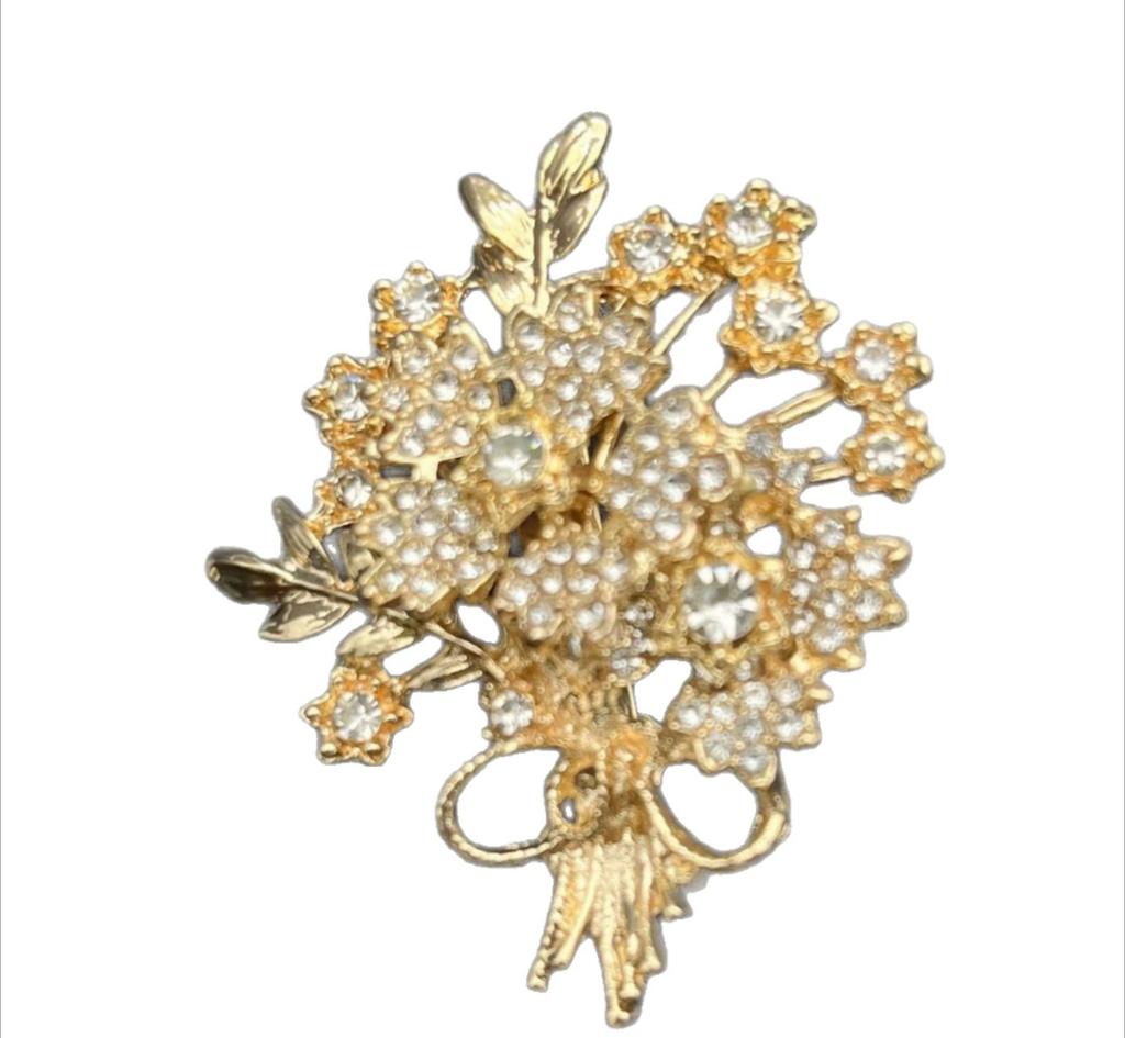 New Fashion Women's Light Luxury Small Flower Brooch Suit Accessories Fashion Fixed Gift Decorative Brooch Gift