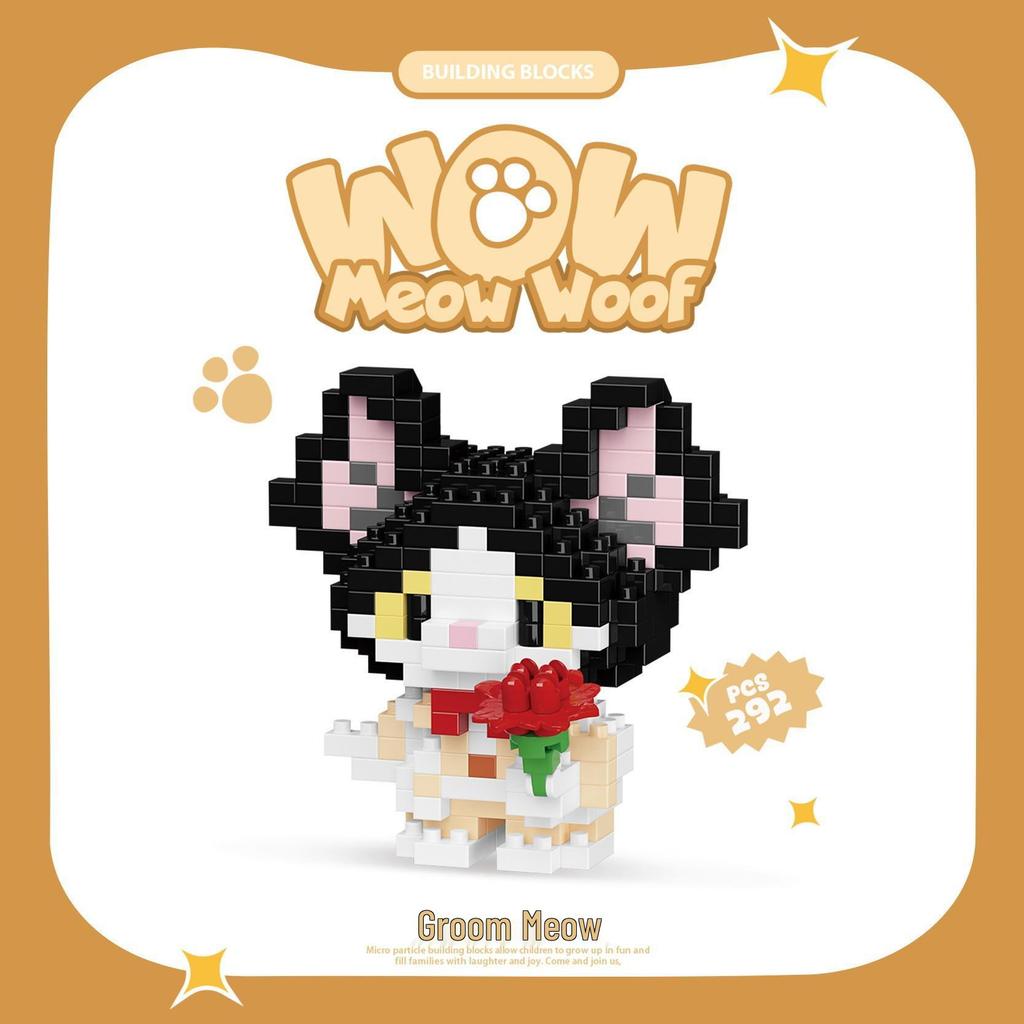 LEGO-Compatible Mini Building Blocks: Cartoon Figurines & Educational Toys