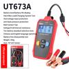 UNI-T Тестер автомобильных аккумуляторов UT673A UT675A 12В 24В Постоянного тока Нагрузочный тестер Измеритель емкости Проверка аккумулятора Тест цепи заряда Тест запуска