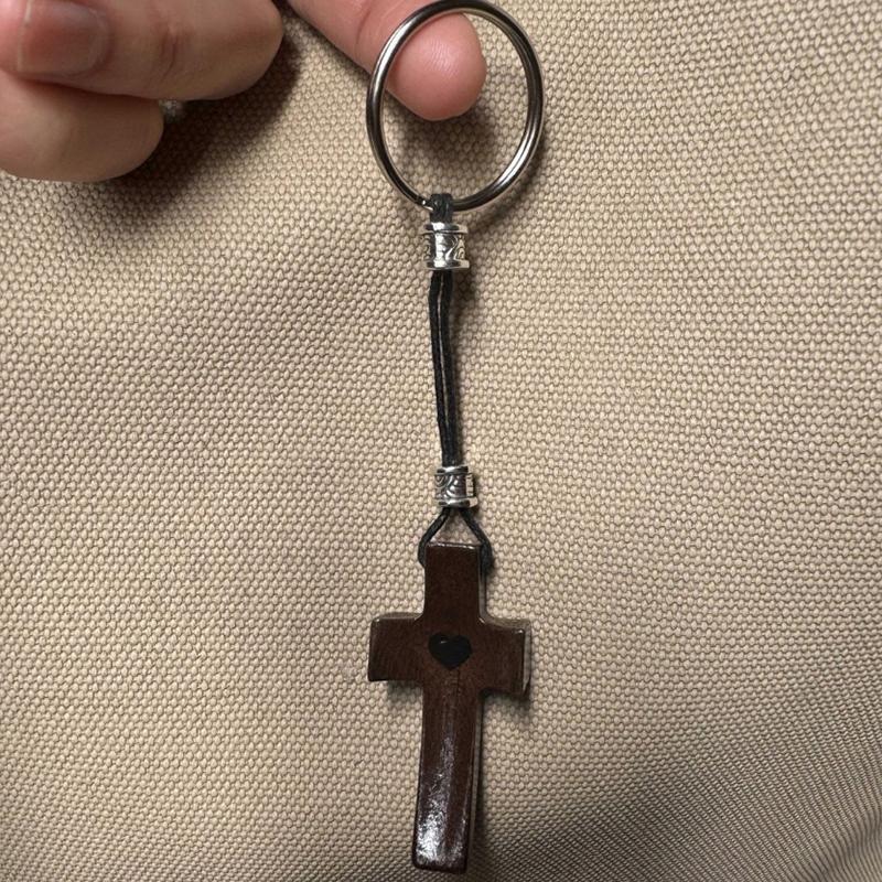 3 шт. Крест Мое Сердце Поощрение Подарочный Ручной Деревянный Крест С Эпоксидным Сердцем Для Ношения В Кармане Эмоциональная Поддержка