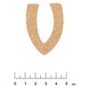 Adhesive MDF Wood Alphabet 5 Cm Letter V
