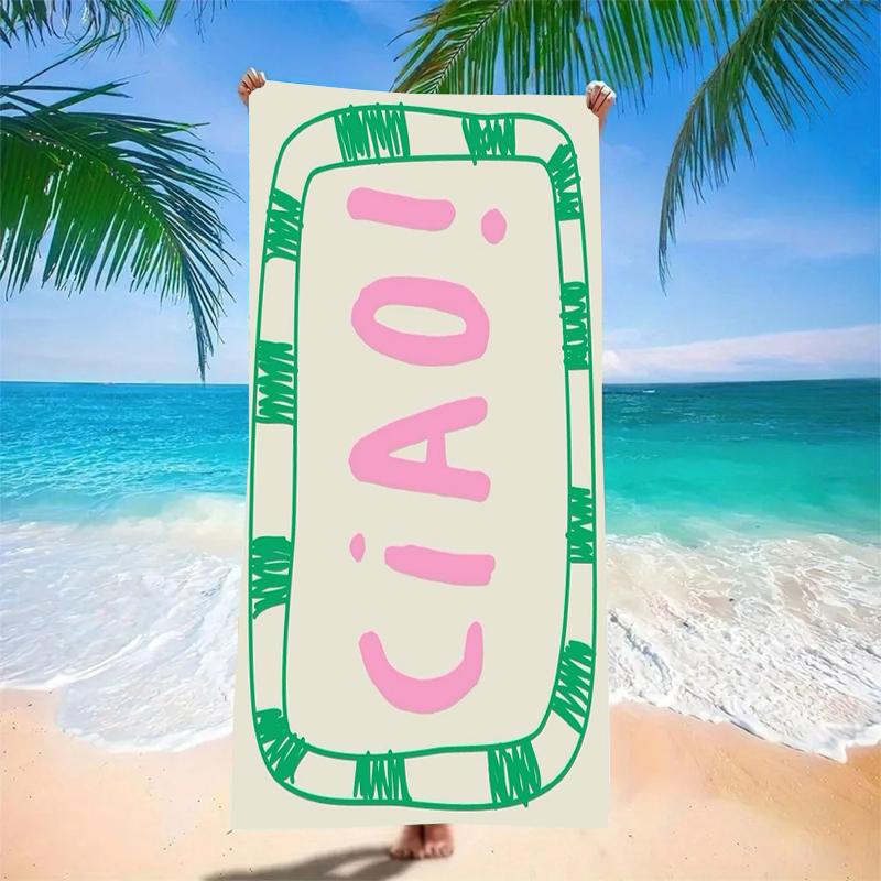 Microfiber Beach Towel Extra Large Sand Free Ultra Absorbent Big Pool Towel for Hawaii Cruise