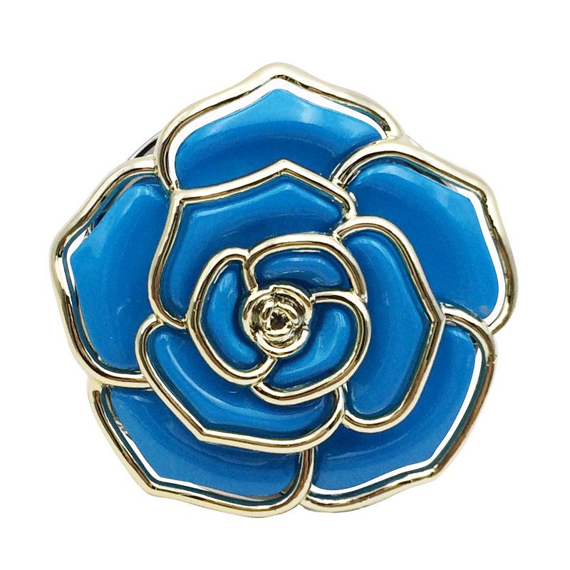 Foldable Rose Flower Handbag Hanger: Metal & Plastic Hook for Table Edge and Christmas Stocking.