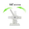 ISURE MARINE VHF Antenna Mounts, Ratchet Mount, White Nylon Adjustable Base Mount for Boat
