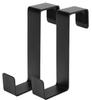 Hanger Hook for Bathroom Door Cabinet 2pcs Towel Holder Cabin Black