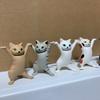 1Pcs Cat Pen Holder Funny Cat Doll Ornaments Crafts Earphone Shelf For Room Office Desk Home Decoration Accessories
