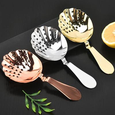 Julep Bar Strainer 304 Нержавеющая сталь Коктейльный стрейнер Ложка Бар Пружинный шейкер для коктейлей Быстрый слив Julep Strainer Барные инструменты