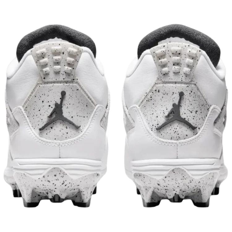 New JORDAN 4 Retro Td Cleat Fire Red HQ0207-106