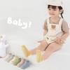 Summer Baby Sock for Boy Girl Fashion Simplicity Style Infant Ankle Sock Soft Cotton Mesh Thin Non-slip Floor Sock for Toddler