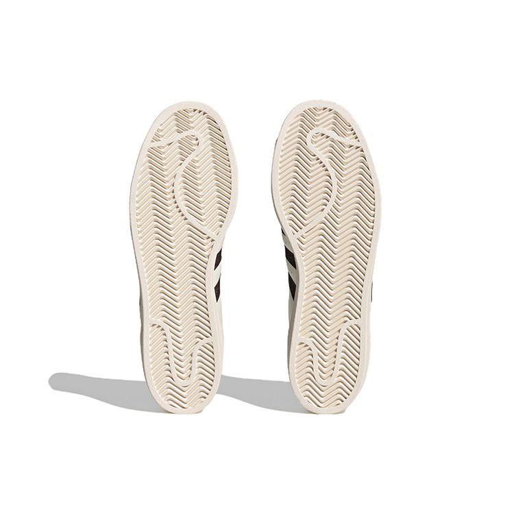 Adidas Superstar Chalk White Brown Unisex Sneakers Cream GY2524