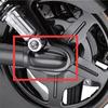 A28G-Rear Axle Cover Decorative Cover Axle Cover Axle Cover For  Motorcycle Axle Cover For  Nightride Muscle Wilwood