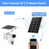 Outdoor Solar Powered 4G LTE Modem Router with SIM Card Slot Solar WiFi Extender 50M WiFi Range 15W and 20000mAh Battery For RV