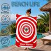Custom Name Beach Towel Brentford Football Club Crest Soft and Quick-drying Beach Towel, Suitable for Travel, Swimming Pool, Gym, Yoga, Gifts