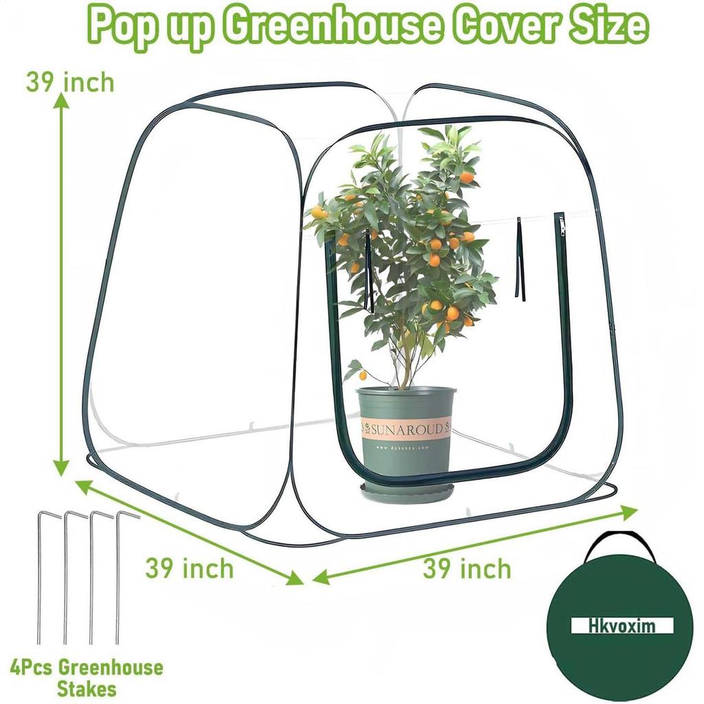 Мини-парник Овощи Зимнее укрытие Защита растений Зеленый дом для садоводов огородников новичков Овощи Фрукты