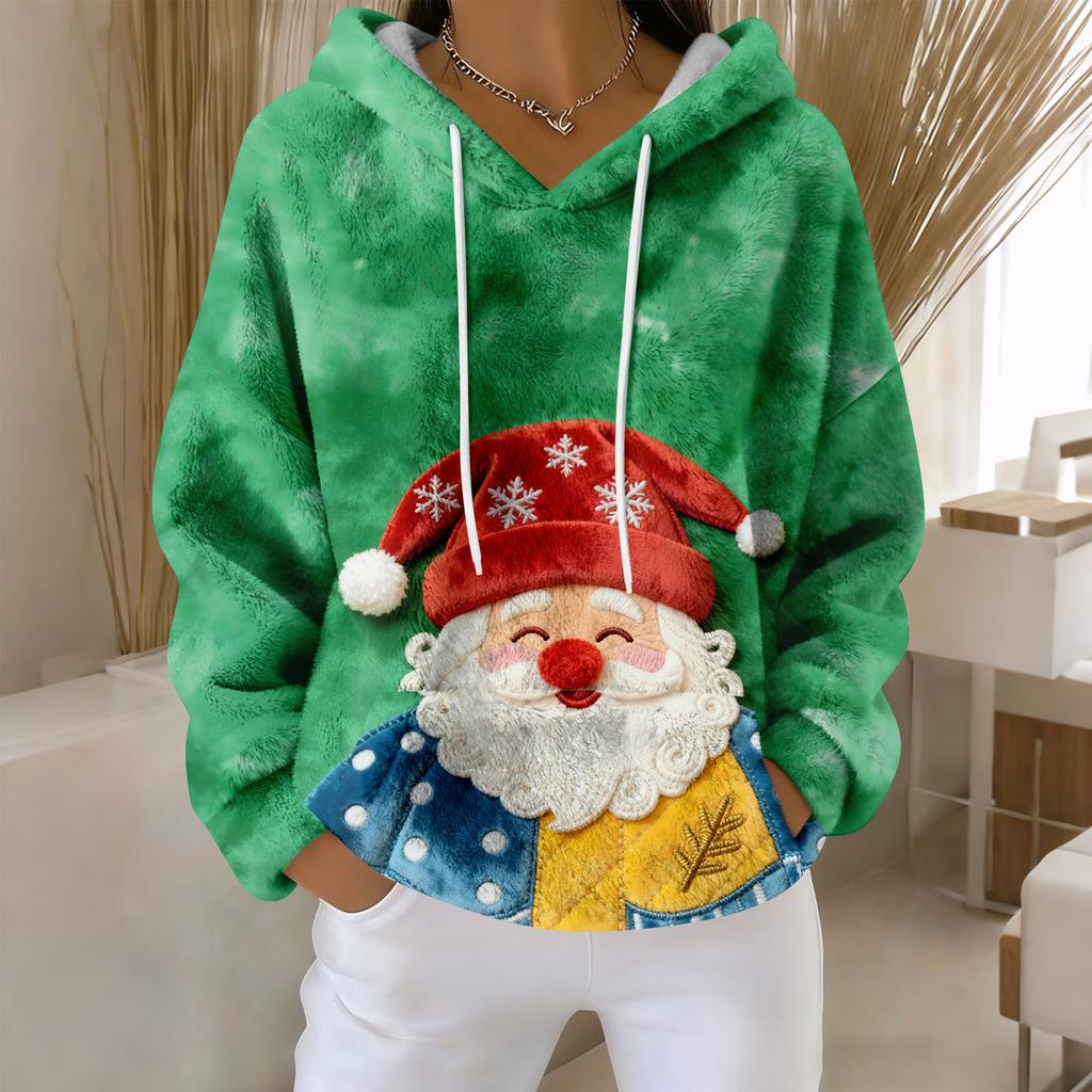 Толстовки для женщин оверсайз зимние плюшевые милые свитшоты пуловер модная осенне-зимняя одежда