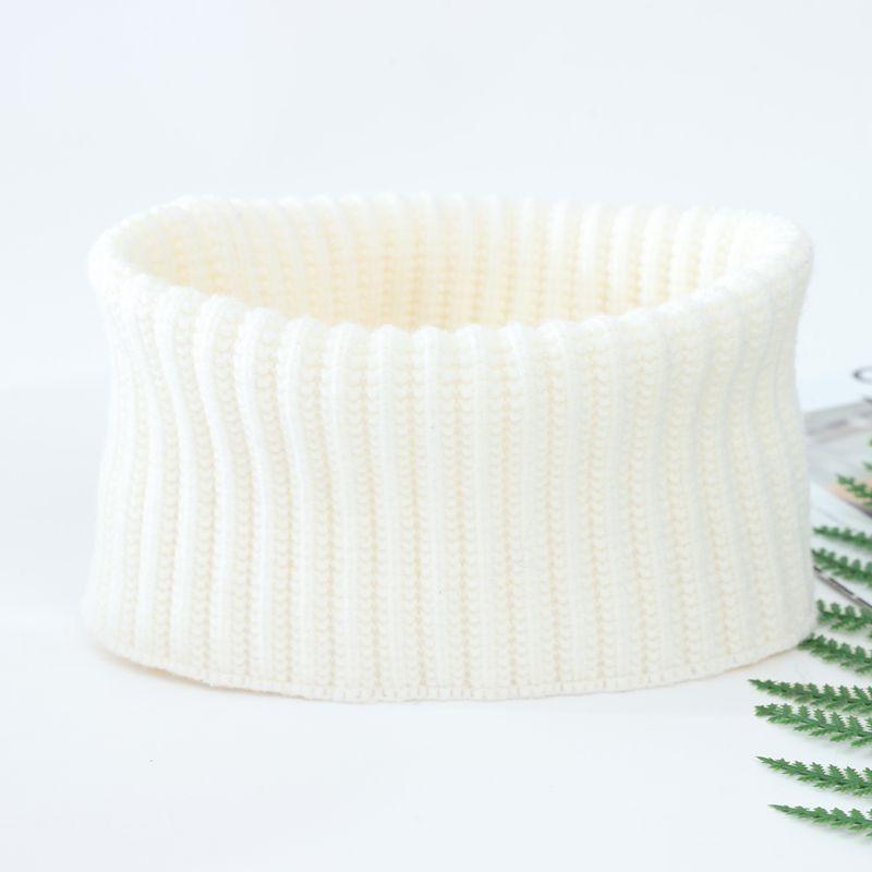 Thick Design Winter Scarf Men Women New Knitted Neck Warmer Windproof Warm Knitted Scarf