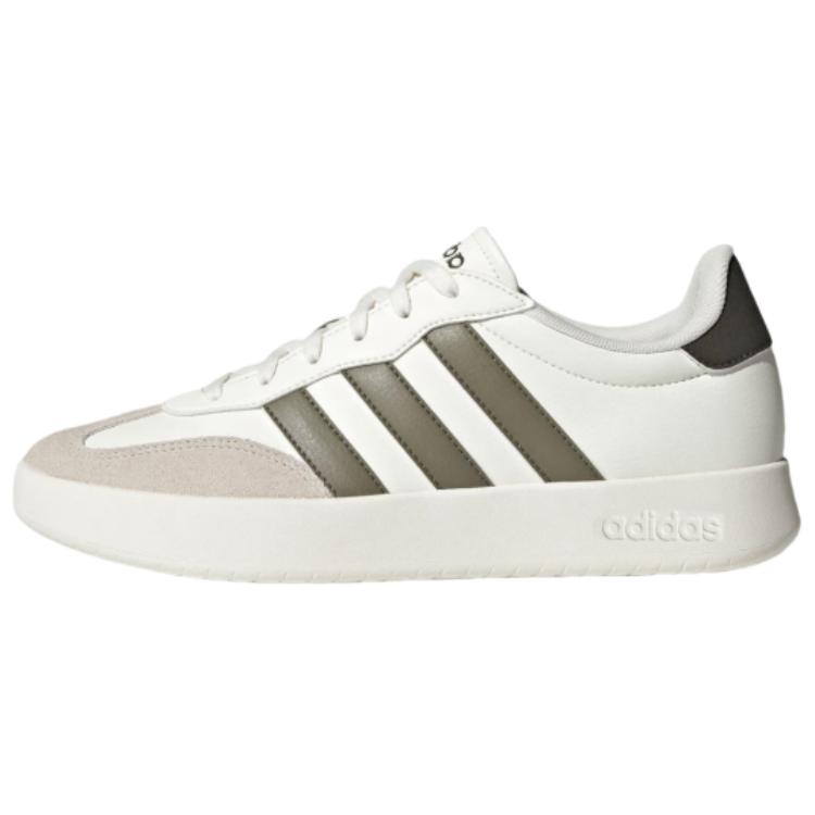 adidas Barreda Повседневные Скользкие Прочные Низкие Кеды для Скейтборда Мужские Кроссовки Белые JI2309