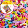 250/500/750 1000 Шт. Деталей Запасные Части DIY Классические Кирпичики Строительные Рождественский Подарок Креативные Наборы Moc Город Brinquedos