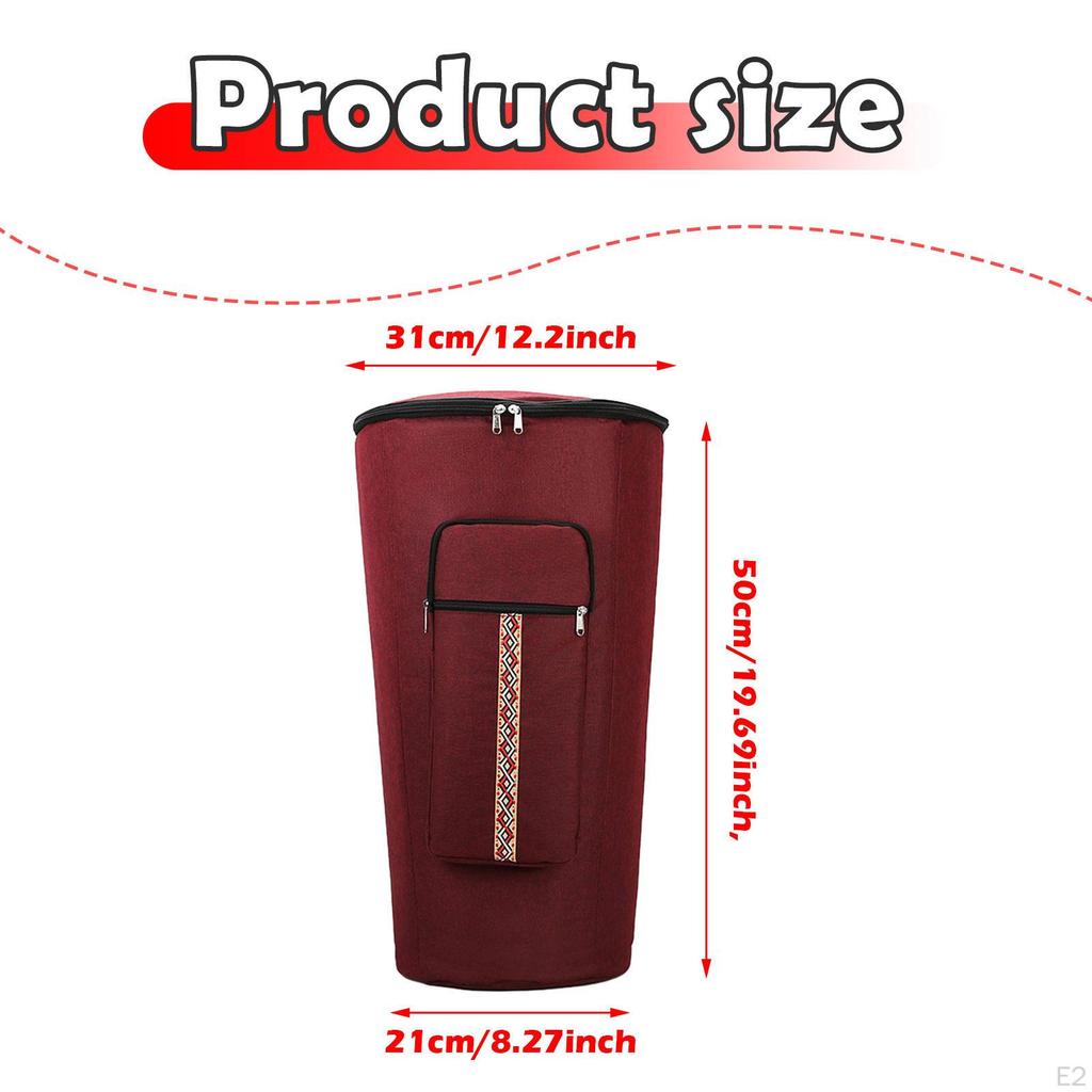 Сумка Африканский Барабан Защита от Столкновений Пылезащита Аксессуар для Музыкального Инструмента