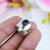 Natural Mystic Topaz Gemstone 925 Solid Sterling Silver Jewelry Ring S.11.5 M9q02