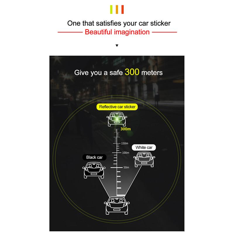 10 шт./комплект Светоотражающая лента-знак стрелки Предупреждающий стикер безопасности для бампера автомобиля, багажника, отражателя, лента-предупреждение, аксессуары для мотоцикла
