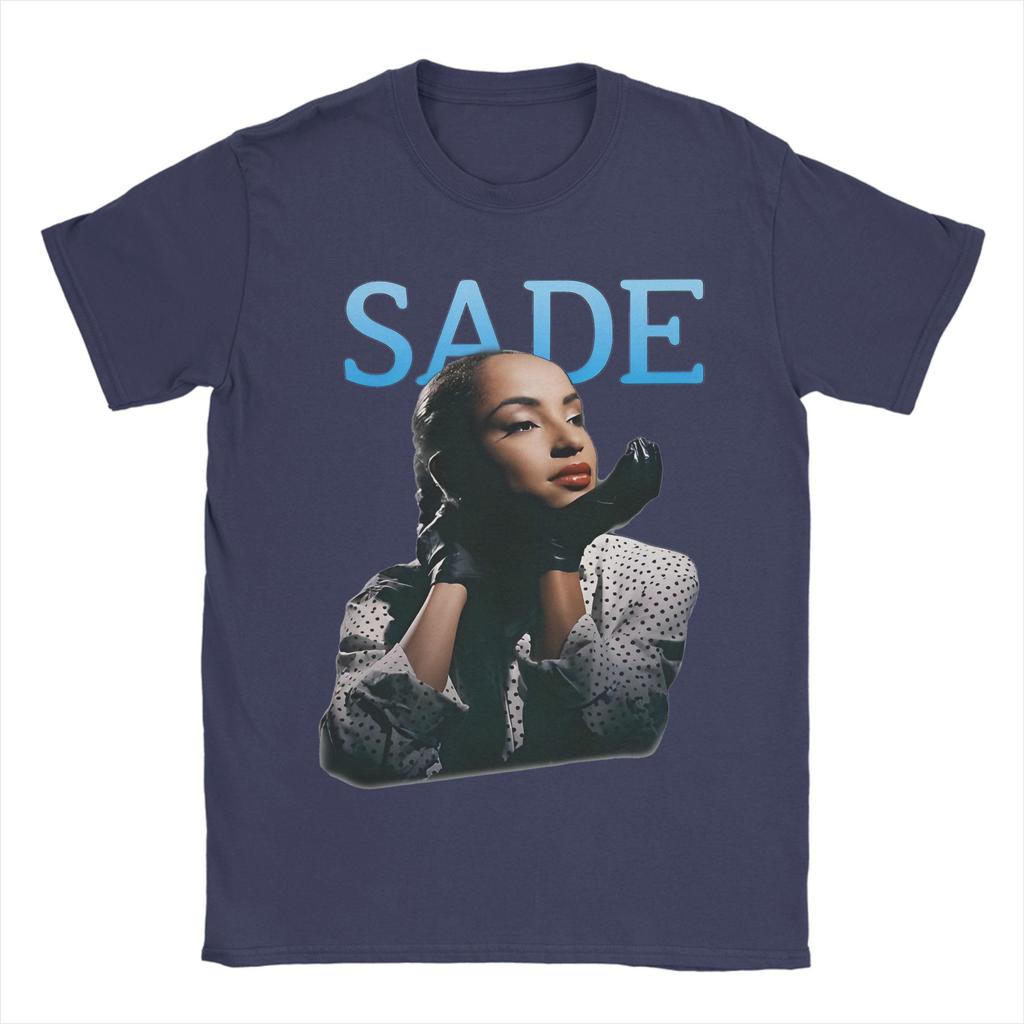 SSade Adu Singer TShirt Beach Cotton TShirts For Men Harajuku Pattern Tshirt Short Sleeve Y2K Casual Clothes