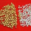 14k Gold-Plated Color-Preserving Small Beads: Polished Spacer Beads for DIY Handmade Jewelry Accessories