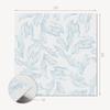 Vinyl Tiles with Pattern for the Living Room Self-Adhesive Delicate Leaf Pattern 20x20x20 cm