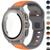 Силиконовый Ремешок + Закаленное Стекло Чехол Для Samsung Watch 7 40мм 44мм Защитная Крышка Ремешка Для Samsung Galaxy Watch 7 44мм 40мм