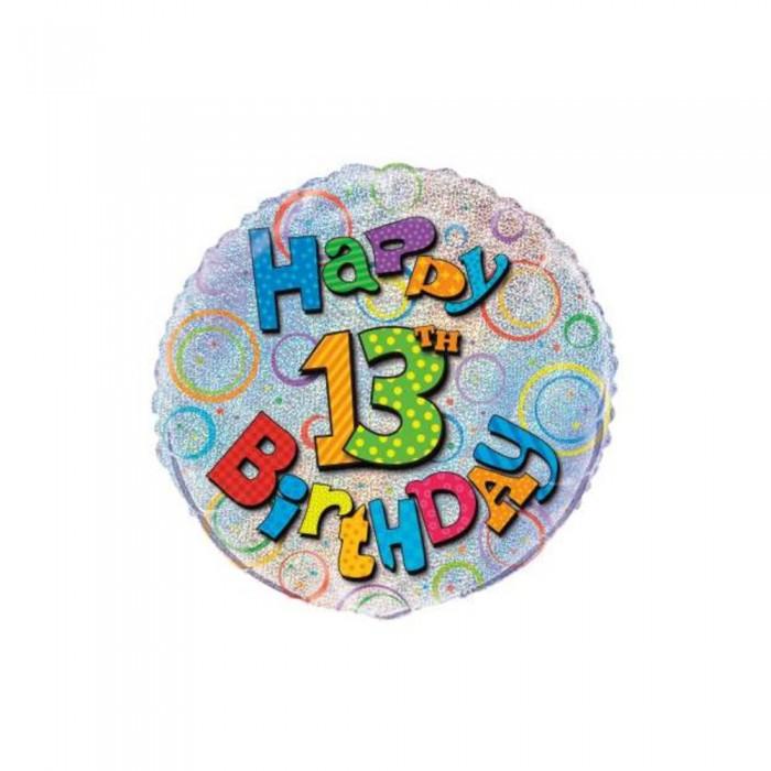 Unique Party Фольгированный шар на 13-й день рождения