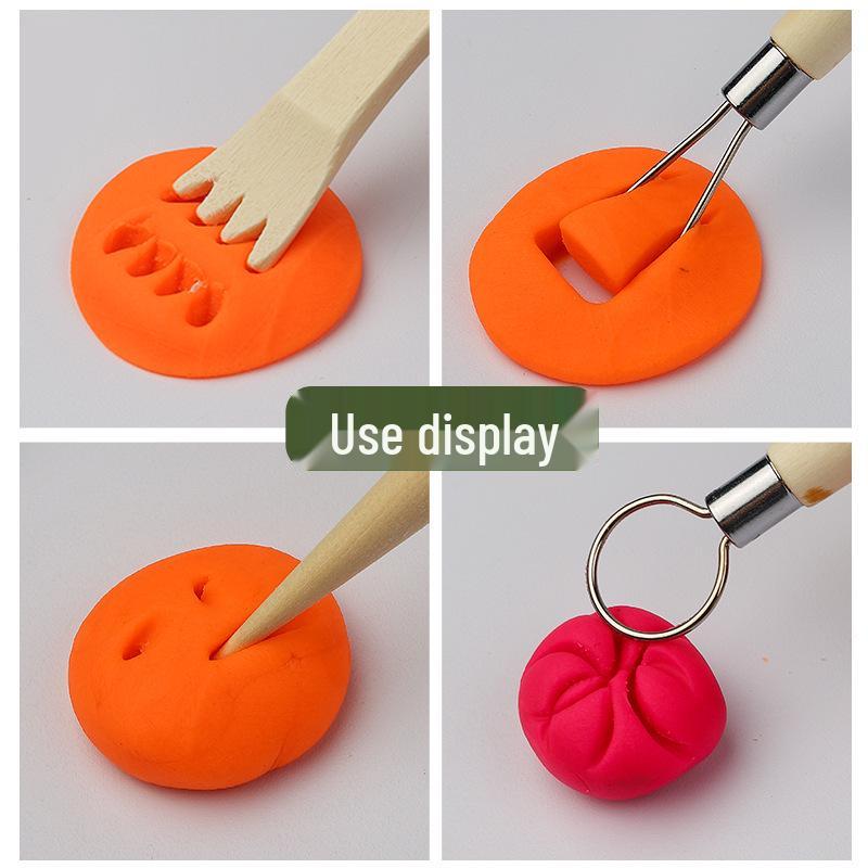 Набор из пяти инструментов для лепки из глины для скульптуры DIY